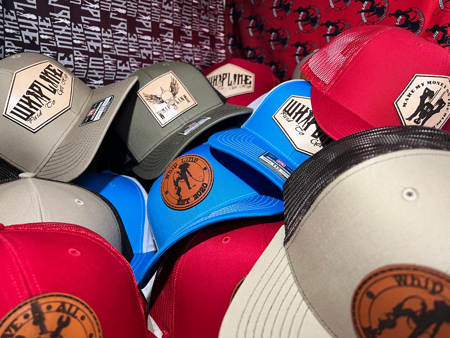 Leather Patch Hats