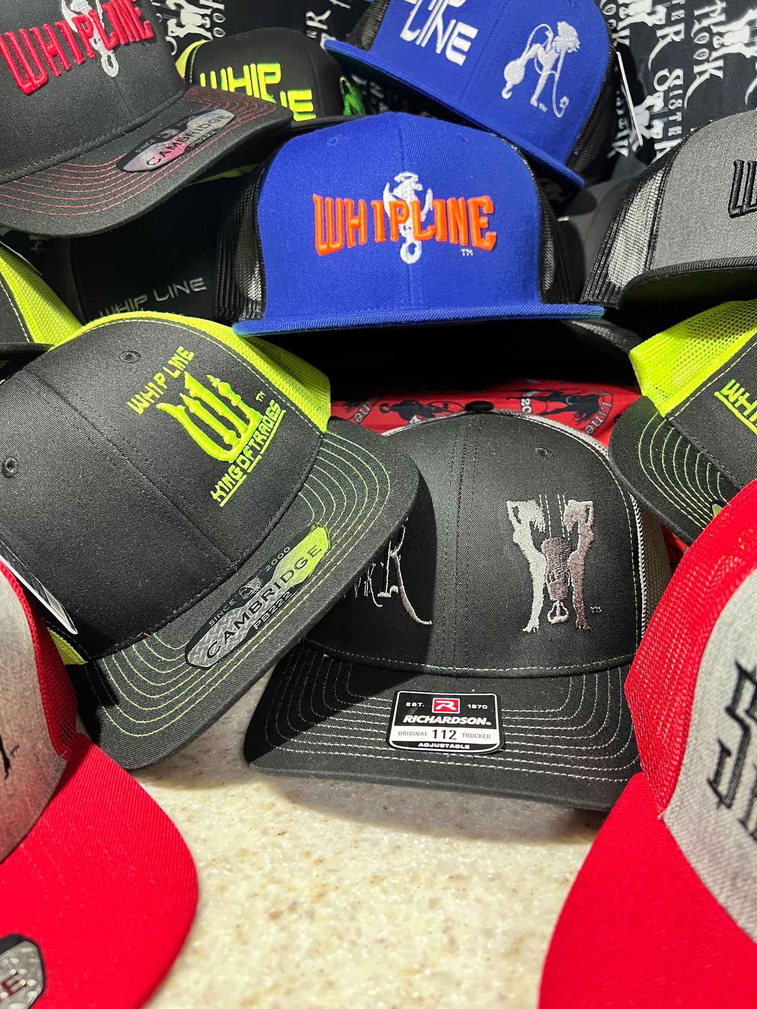 Embroidered hats