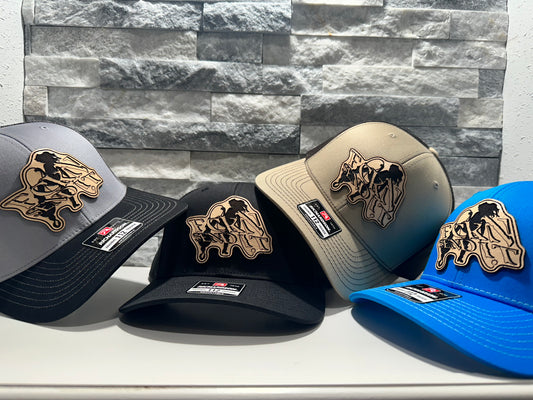 WhipLine™ “SEND IT” Range – Hand-Stitched Veg-Tan Patch Series