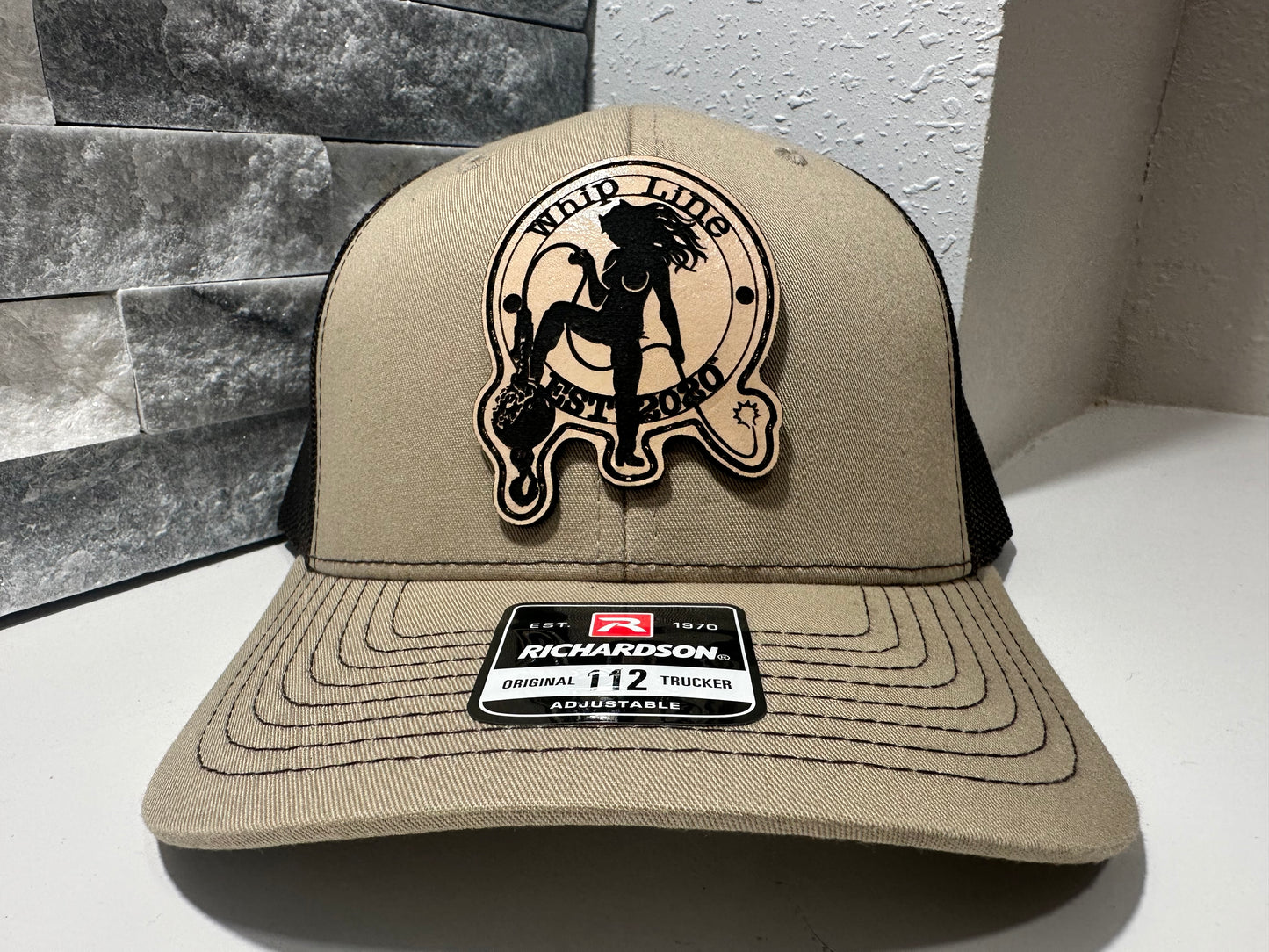 Whipline Leather Engraved Patch