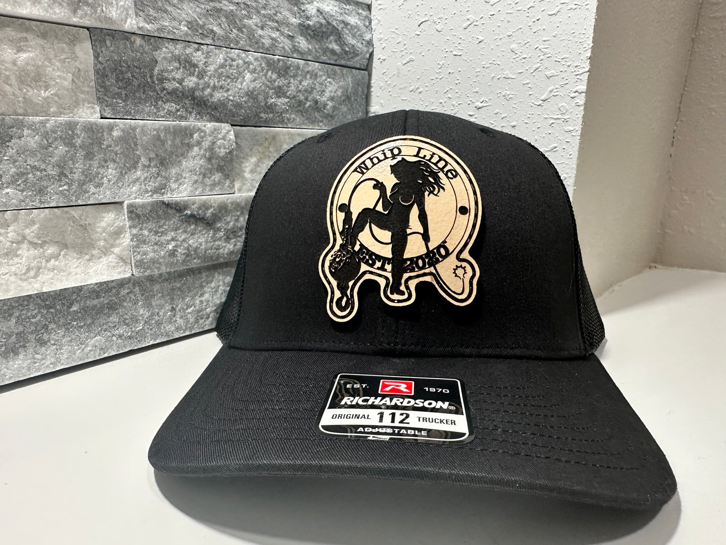 Whipline Leather Engraved Patch