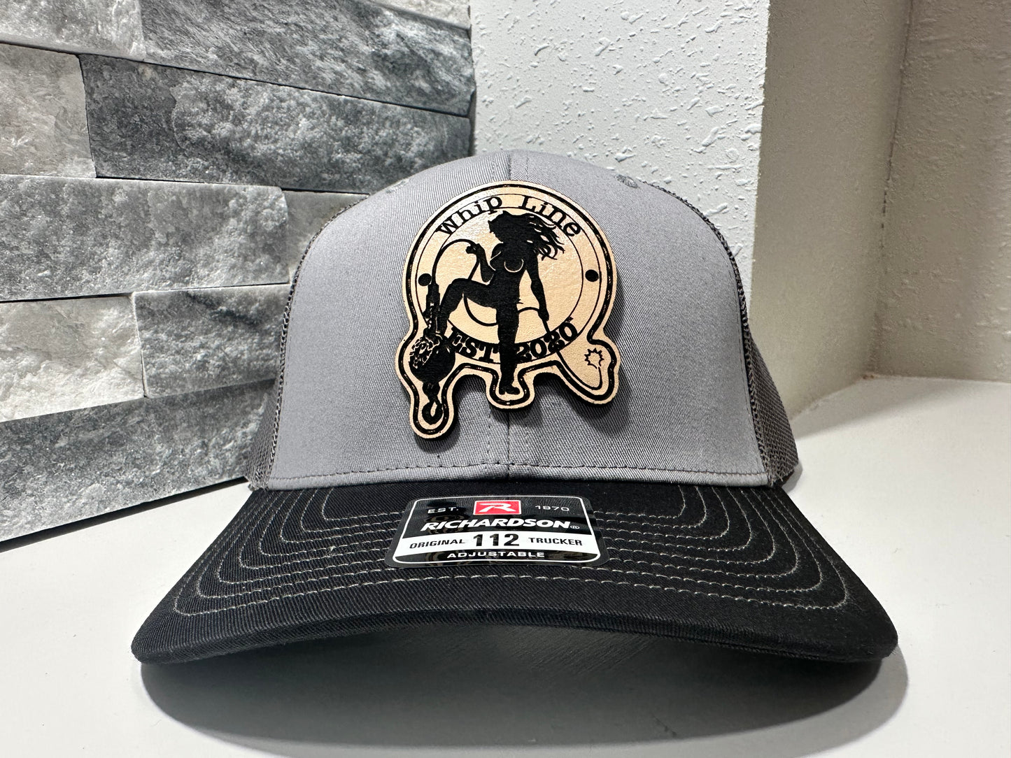 Whipline Leather Engraved Patch