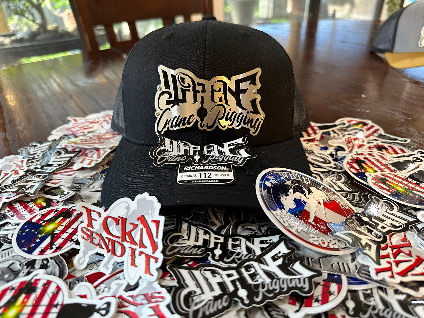 WhipLine™ “Steel Script Series” – Hard Chrome Badge Caps