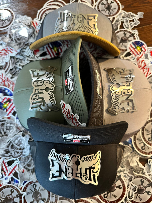 WhipLine™ “Steel Script Series” – Hard Chrome Badge Caps