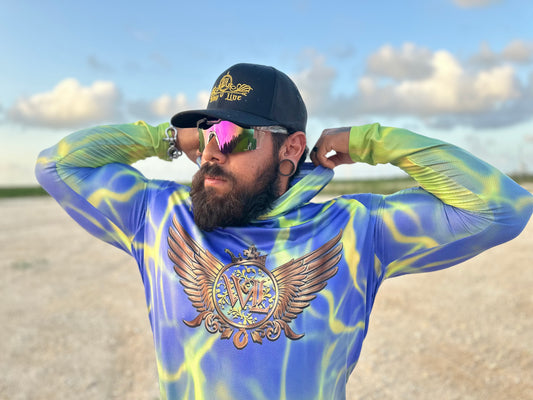 WhipLine™ “Royal BullRigger” Hooded Mesh Wrap