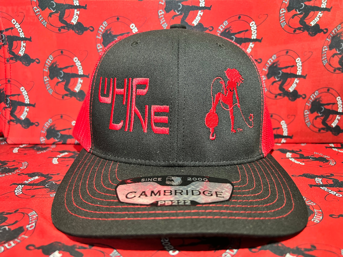 Whipline Cambridge embroidered hats(Quotes on back of hat is random selection)