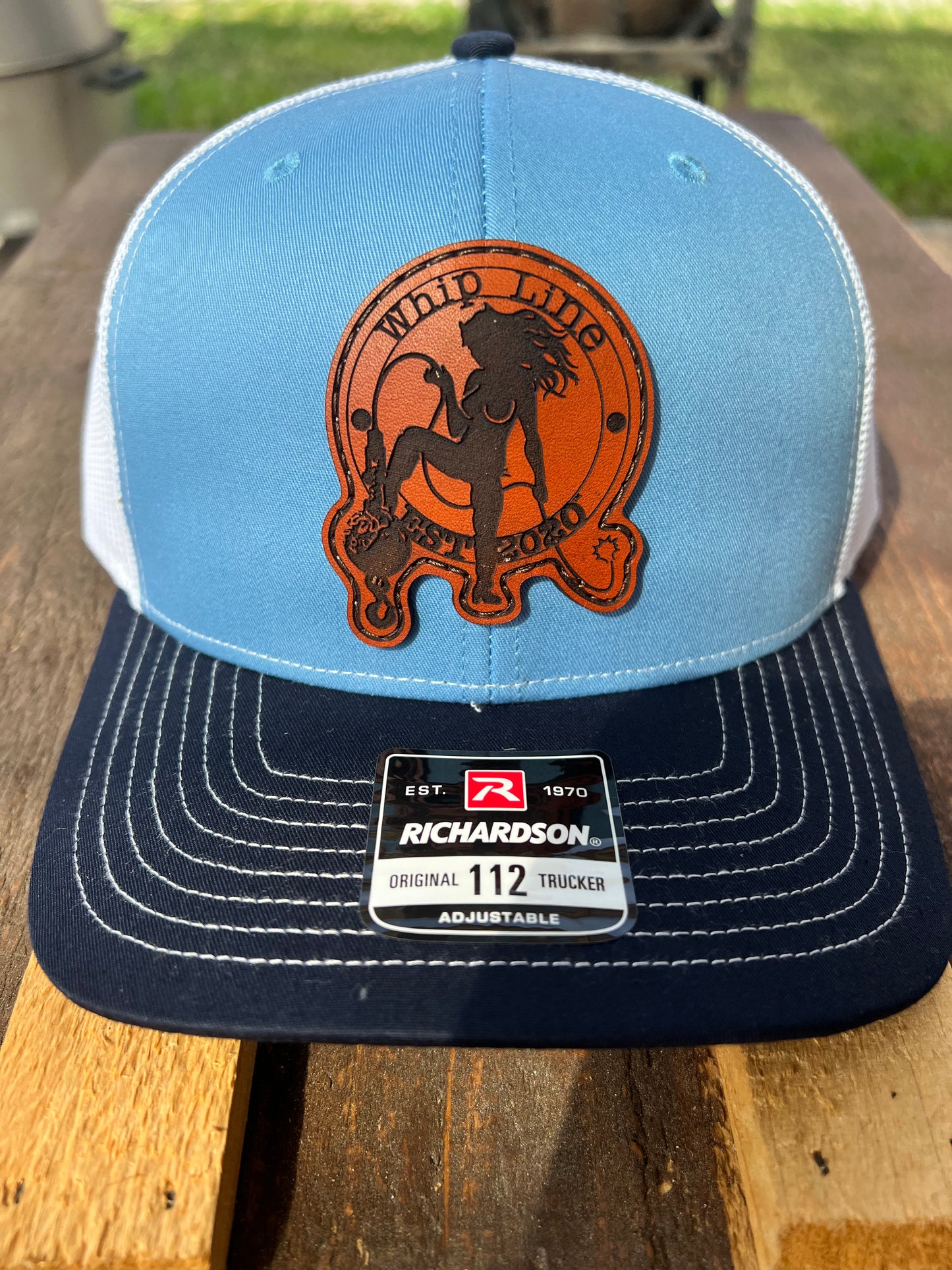 Whipline Leather Engraved Patch