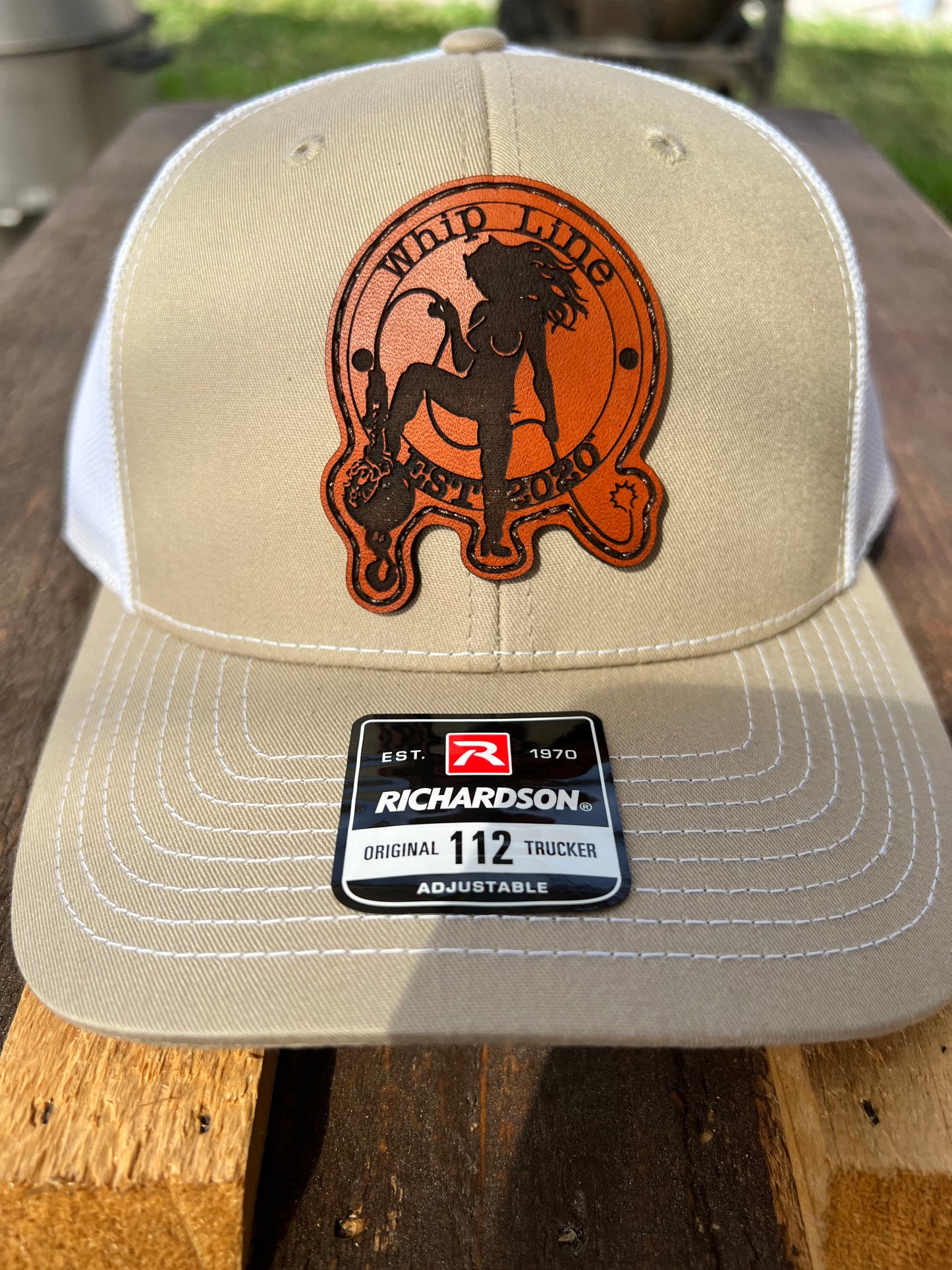Whipline Leather Engraved Patch
