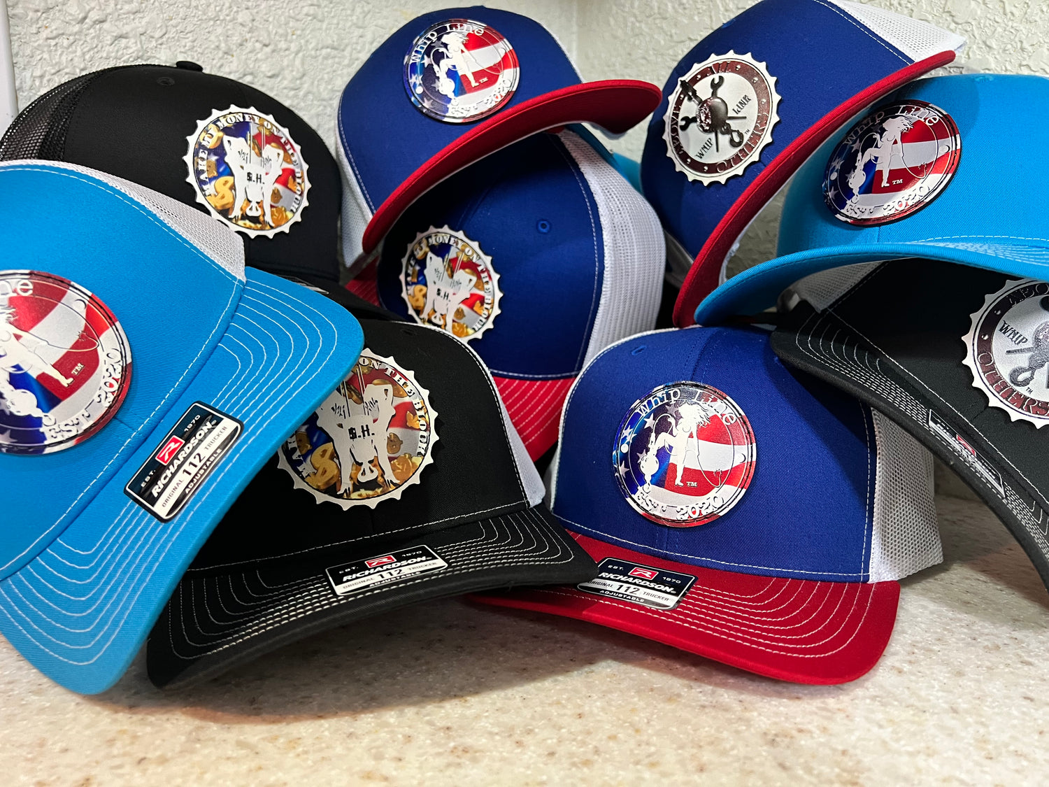 Full Color Print Leather Patch Hat
