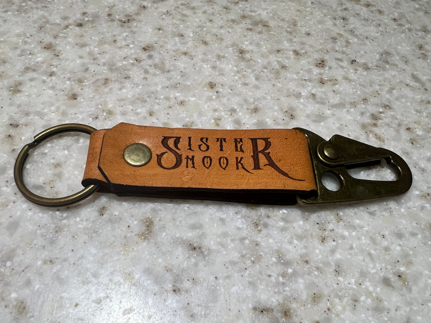 Leather Engraved Keychains