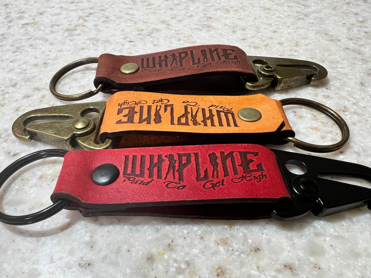 Leather Engraved Keychains